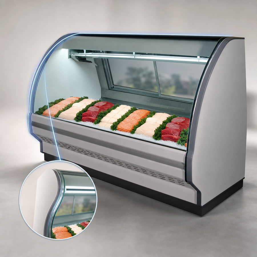 Double-Bend Curved Glass