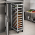 Thumbnail image #4 for Metro Pass-Thru Roll-In Refrigerator Pan Rack, End Load, 36 Full-Size Pan Capacity
