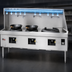 Thumbnail image #4 for York Commercial Gas Wok Range with 3 Chambers, Water-Cooled Top, Stainless Steel