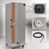Thumbnail image #4 for Classic Carter Insulated Heated Mobile Banquet Cabinet, Single Door, 90 Covered Plates