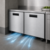 Thumbnail image #4 for Hoshizaki Steelheart UF60B 60-Inch Two-Section Reach-In Undercounter Freezer with Solid Doors