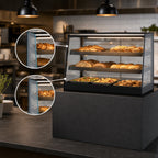 Thumbnail image #4 for Federal Industries Elements EH4828 47-Inch Countertop Heated Merchandiser with 2 Adjustable Shelves, Tempered Glass and Lighting