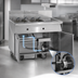 Thumbnail image #4 for Imperial 4-Battery Electric Floor Fryer with Built-In Filter System, 50 lb. Tanks and Dump Station
