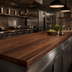 Thumbnail image #4 for Boos Block 84-Inch x 32-Inch American Black Walnut Kitchen Countertop with Penetrating Oil Finish