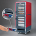 Thumbnail image #4 for Metro C5 3 Series Full-Height Low-Watt Combination Heated Holding and Proofing Cabinet, Dutch Clear Doors, Mobile