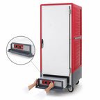 Thumbnail image #4 for Metro C5 Insulation Armour C539-HFS-L Full-Height Mobile Heated Holding Cabinet, Solid Door, 35 Full-Size Pan Capacity