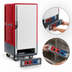 Thumbnail image #4 for Metro C5 3/4 Height Mobile Heated Holding & Proofing Cabinet with Red Insulation Armour and Fixed Wire Slides