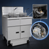 Thumbnail image #4 for Pitco Solstice SG14-2FD Gas Fryer System with Under-Fryer Filter Drawer, 2 x 50 lb. Tanks, 220,000 BTU