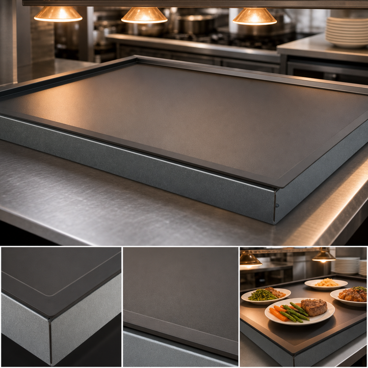 Product image #4 for Hatco Glo-Ray Built-In Rectangular Heated Shelf with Recessed Top, 61-1/2 x 31-1/2 Inch, 120V