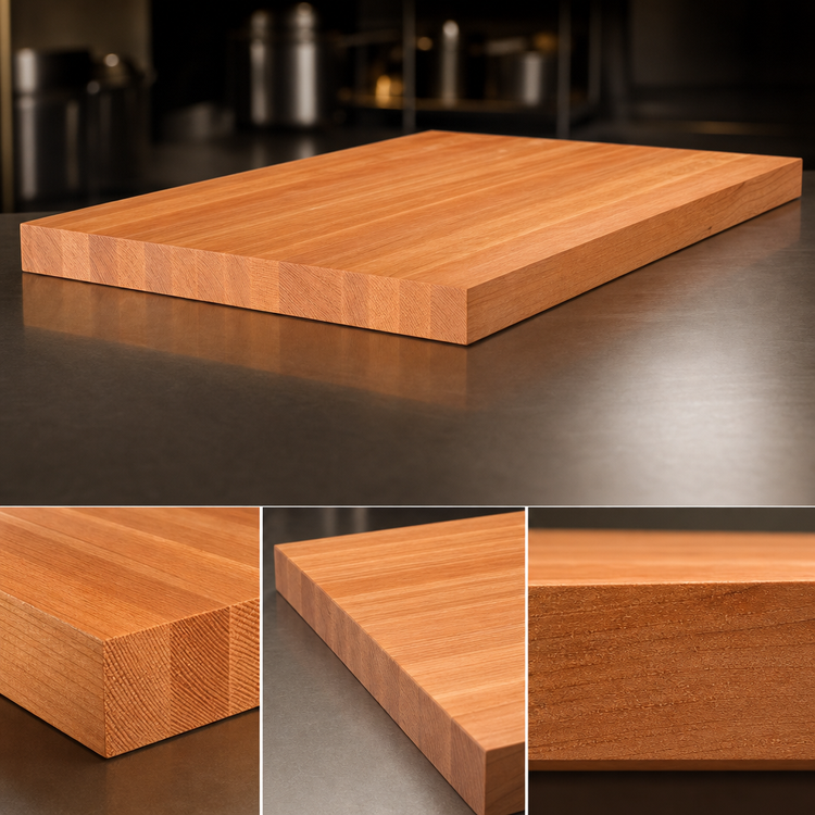 Product image #4 for John Boos Boos Block American Cherry Edge Grain Kitchen Countertop, 12 x 25 Inch, 1-1/2 Inch Thick, Flat, Penetrating Oil Finish