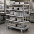 Thumbnail image #4 for Metro Queen Mary Cart with 5 Flat Shelves, Stainless Steel