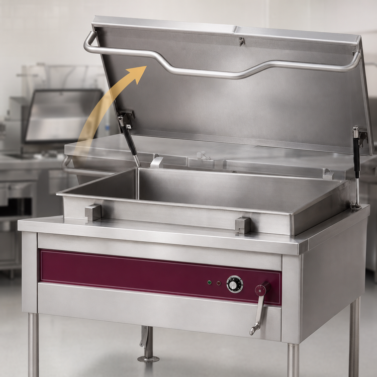 Product image #4 for Crown ES-30 30 Gallon Electric Manual Tilt Skillet