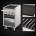 Thumbnail image #4 for Bakers Pride Dante Series F-24RS-R 24-Inch Floor Model Gas Radiant Charbroiler with Open Cabinet Base