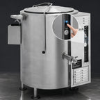 Thumbnail image #4 for Crown GL-80E 80 Gallon Stationary Gas Steam Jacketed Kettle