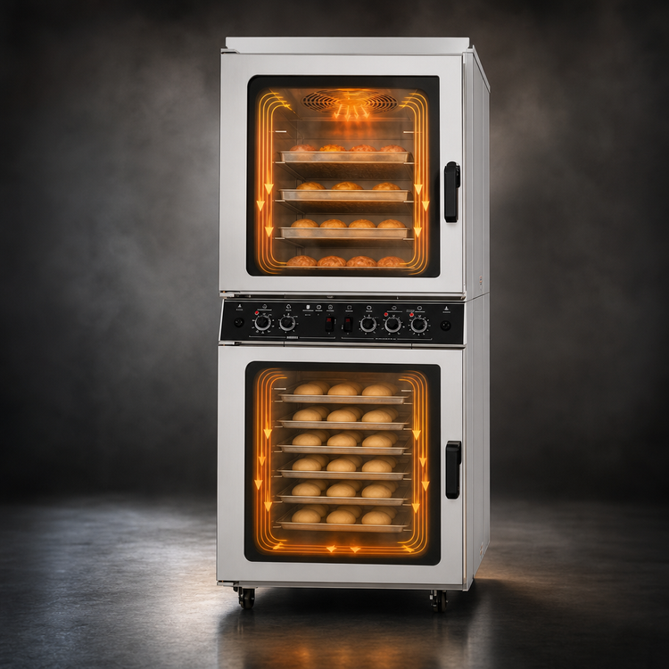 Product image #4 for NU-VU QB-5/10A Electric Full-Size Oven/Proofer Combination, 5-Pan Oven and 10-Pan Proofer