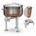Thumbnail image #4 for Crown DL-20F 20 Gallon Direct Steam Full Tri-Leg Stationary Kettle