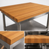 Thumbnail image #4 for John Boos Appalachian Red Oak Edge Grain Island Countertop, 48
