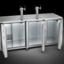 Thumbnail image #4 for Beverage-Air DD78HC-S 78-Inch Three-Door Flat Top Direct Draw Beer Cooler with Dual Faucet Towers