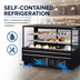 Thumbnail image #5 for Turbo Air TCGB-72UF-W(B)-N 72-1/2 Inch See-Thru Refrigerated Bakery Display Case
