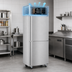 Thumbnail image #4 for Hoshizaki Steelheart 23.1 Cu. Ft. Stainless Steel One-Section Reach-In Freezer, Self-Contained, Standard Depth, Half-Height Solid Right-Hinged Doors