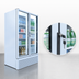 Thumbnail image #4 for Beverage Air Marketeer MT49-1W Two-Section Reach-In Glass Door Refrigerated Merchandiser, White, 37.42 Cu. Ft.
