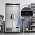 Thumbnail image #4 for Atosa Two-Section Reach-In Refrigerator, Bottom-Mount, Solid Doors, 28.5 Cu. Ft., Stainless Steel