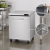 Thumbnail image #4 for Kool-It Signature One-Section Undercounter Freezer, 7 Cu. Ft., Solid Door, Stainless Steel