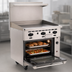 Thumbnail image #4 for 36-Inch Restaurant Gas Range with Thermostatic Griddle and Standard Oven