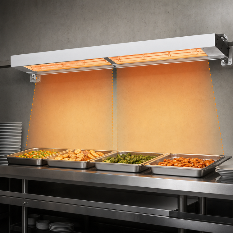 Product image #4 for Nemco 60-Inch Dual Remote-Control Infrared Strip Heater, 240V