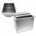 Thumbnail image #4 for Glastender Drop-In Stainless Steel Ice Bin, 50 lb Capacity, Sliding 2-Piece Cover