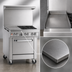 Thumbnail image #4 for Southbend Ultimate 36-Inch Gas Restaurant Range with 4 Burners, 12-Inch Griddle, Cabinet Base and Hi-Shelf Backriser