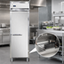 Thumbnail image #4 for Continental Refrigerator D1FSN Designer Line 1-Section Shallow Depth Reach-In Commercial Freezer with Solid Door