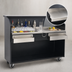 Thumbnail image #4 for Deluxe Standard Portable Bar with Ice Bin, Speed Rails, and Casters