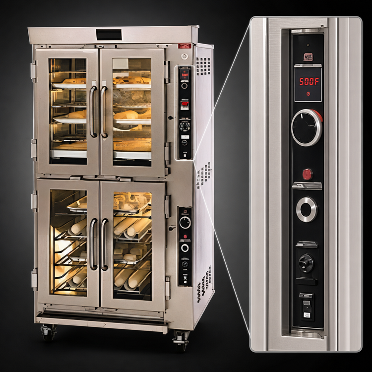 Product image #4 for Jet Air Full-Size Electric Side-Loading Oven/Proofer Combination with 6-Pan Oven and 9-Pan Proofer