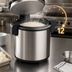 Thumbnail image #4 for Electric 100-Cup Countertop Rice Warmer with Hinged Lid