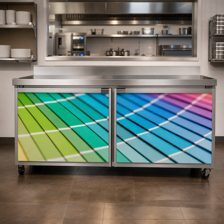 Product image #4 for Front-Only Vinyl Wrap for 84-Inch Pass-Thru Cooler, 2 Fronts