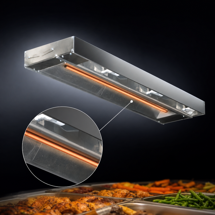 Product image #4 for Eagle RedHots 36-Inch Single-Rod Unlighted Strip Heat Lamp, 120V, Standard Wattage