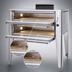Thumbnail image #4 for Blodgett 1048 DOUBLE Two-Deck Gas Pizza Oven with 48-Inch x 37-Inch Deck Interiors