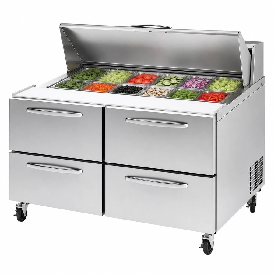 12-Pan Top Opening with Hood
