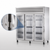 Thumbnail image #4 for True SPEC SERIES Three-Section Glass Door Reach-In Refrigerator with Self-Contained Top-Mounted Refrigeration