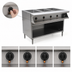 Thumbnail image #4 for Spec-Master SHT4OB-208-3 4-Well Electric Sealed Well Hot Food Table with Open Base