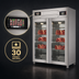 Thumbnail image #4 for Maturmeat® Free-Standing Meat Aging Cabinet, 58 Inch Wide, 220V, 100 + 100 kg Capacity