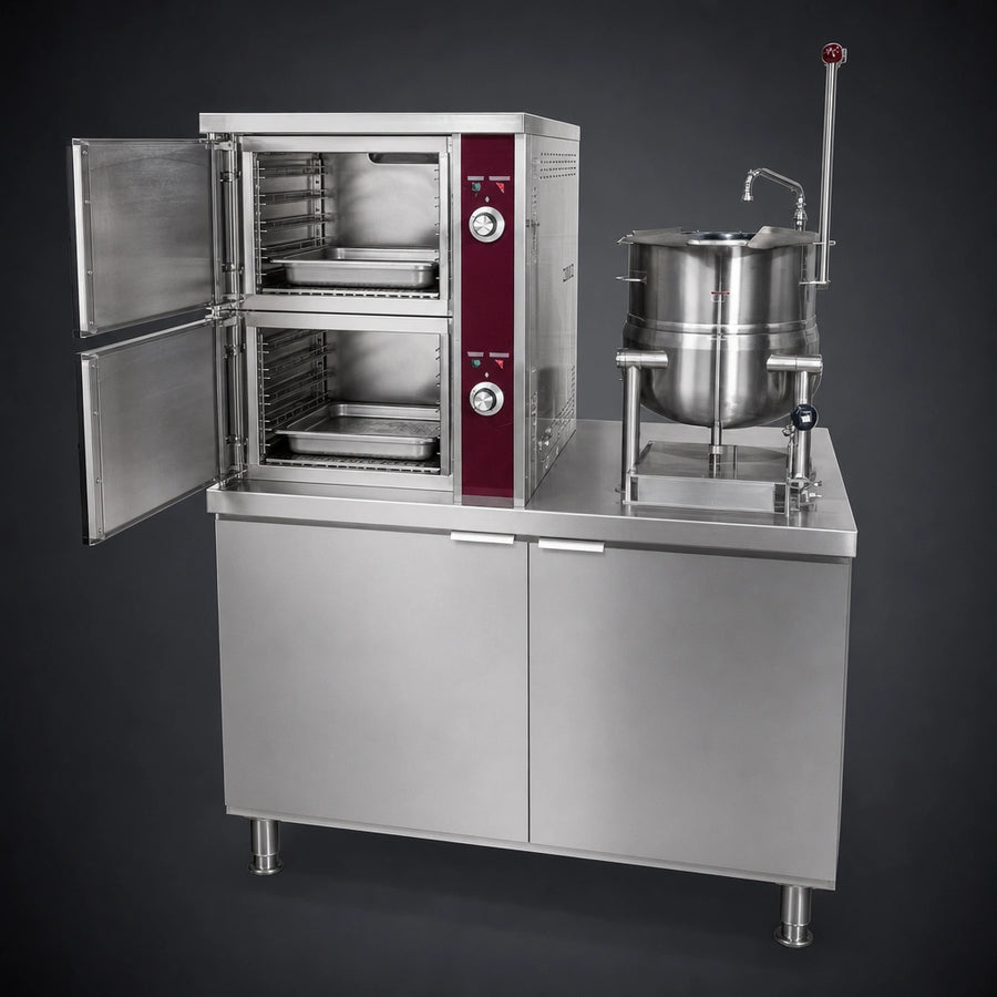 Dual Steaming Compartments
