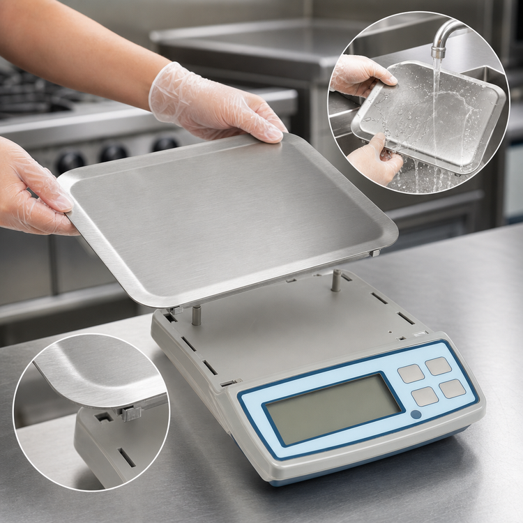 Product image #4 for Edlund Bravo! BRV-160 Electronic Portion Control Scale with ClearShield Cover, 10 lb Capacity