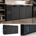 Thumbnail image #4 for True 84-Inch Three-Section Refrigerated Back Bar Cooler with Left-Side Self-Contained Refrigeration