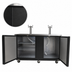 Thumbnail image #5 for BK Resources 70-Inch Draft Beer Cooler with 2 Doors, 2 Towers, and 2 Double-Head Taps