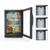 Thumbnail image #4 for KoolMore One-Section Back Bar Refrigerator with Locking Glass Door, 4.1 Cu. Ft., Black Finish