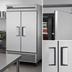 Thumbnail image #4 for True TS-43-HC Two-Section Reach-In Refrigerator with Solid Hinged Stainless Steel Doors