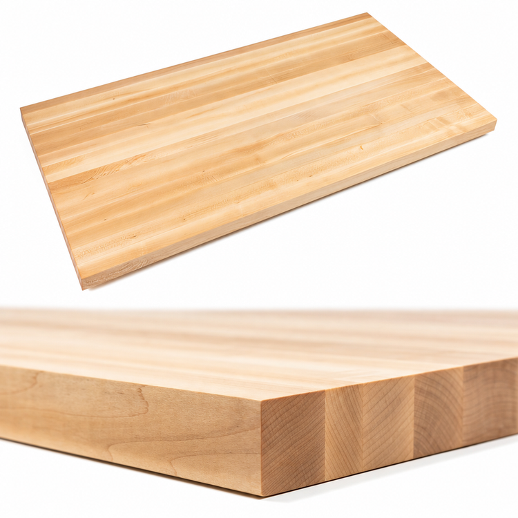 Product image #4 for John Boos Boos Block 96 Inch x 27 Inch Maple Kitchen Countertop, 1-1/2 Inch Thick, Oil Finish