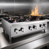 Thumbnail image #5 for General 36-Inch Countertop Gas Hot Plate with 6 Cast Iron Burners, Natural Gas/LP Convertible